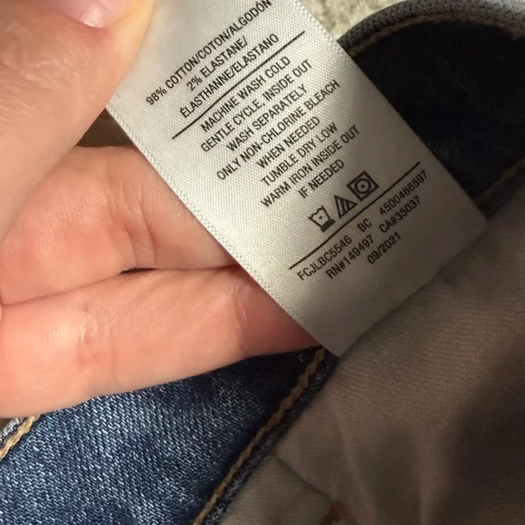 Favorite Daughter Jordie High Rise Straight Jeans 28x30 Made USA #FCJLBC5546 - Picture 7 of 15